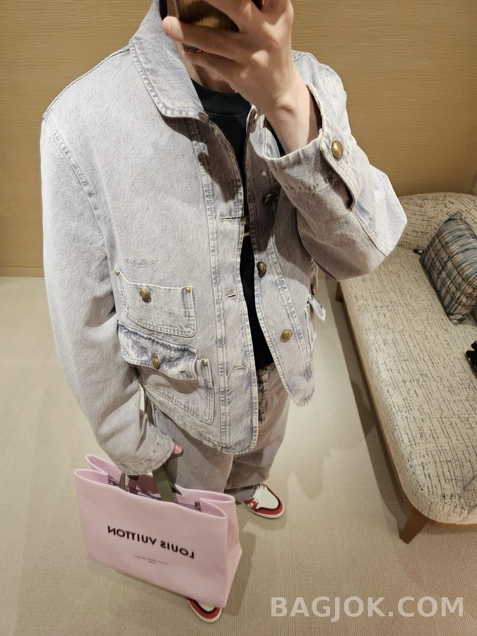 루이비통 루이비통 페이디드 데님 팬츠 상세 이미지