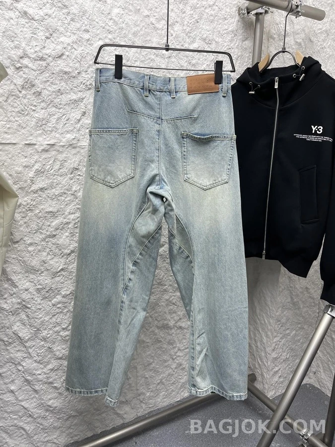 메종 마르지엘라 메종마르지엘라 MM6 신상 캐주얼 입체 재단 데님 팬츠 상세 이미지