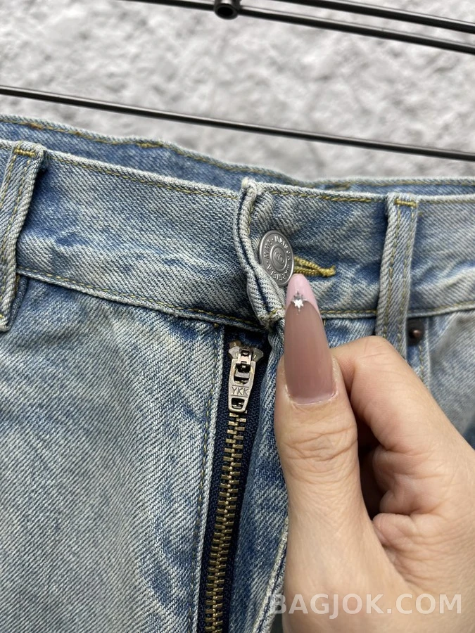 메종 마르지엘라 메종마르지엘라 MM6 신상 캐주얼 입체 재단 데님 팬츠 상세 이미지