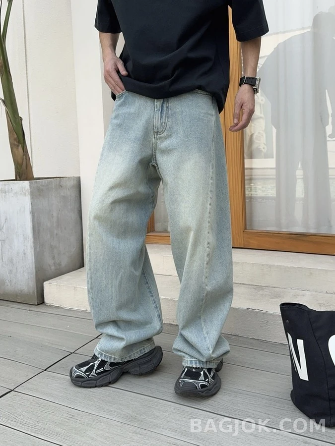 메종 마르지엘라 메종마르지엘라 MM6 신상 캐주얼 입체 재단 데님 팬츠 상세 이미지