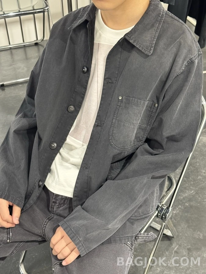 메종 마르지엘라 메종마르지엘라 워크웨어 워싱 긴팔 티셔츠 상세 이미지