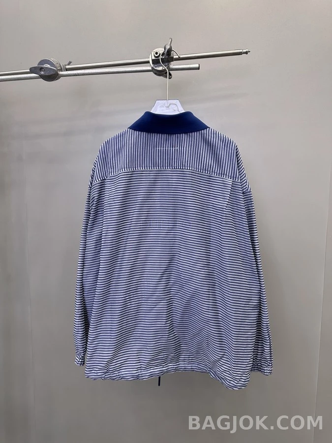 메종 마르지엘라 메종마르지엘라 캐주얼 십자 자수 카키 바람막이 자켓 상세 이미지