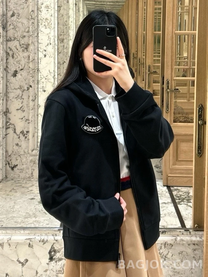 몽클레어 몽클레어 패치 로고 집업 후드 상세 이미지