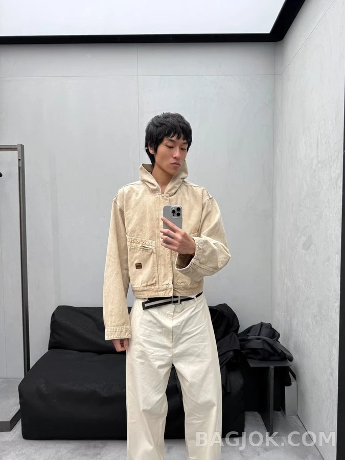 발렌시아가 발렌시아가 빈티지 조형 후드 데님 자켓 상세 이미지