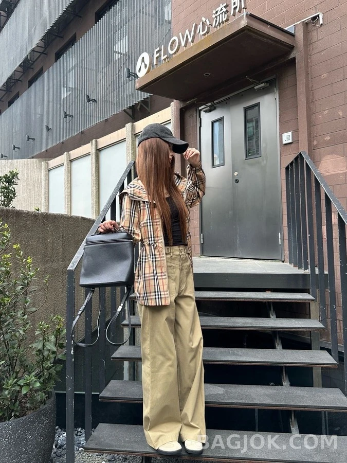버버리 버버리 체크 후드 드로스트링 자켓 상세 이미지