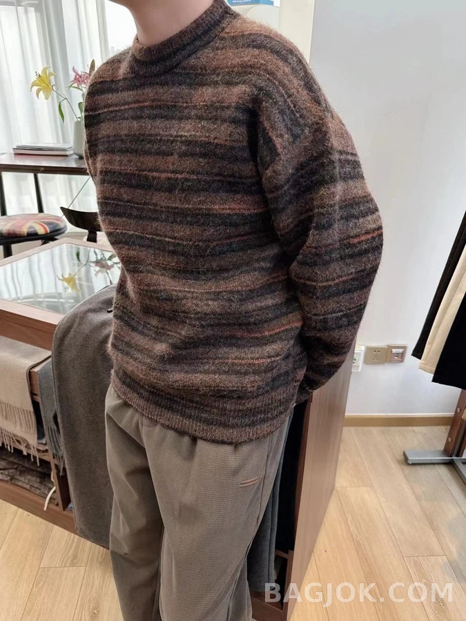 보테가베네타 보테가 베네타 스트라이프 니트 스웨터 상세 이미지