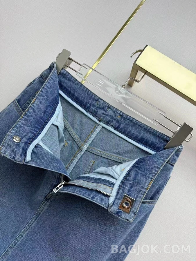 샤넬 샤넬 더블 C 데님 스커트 상세 이미지