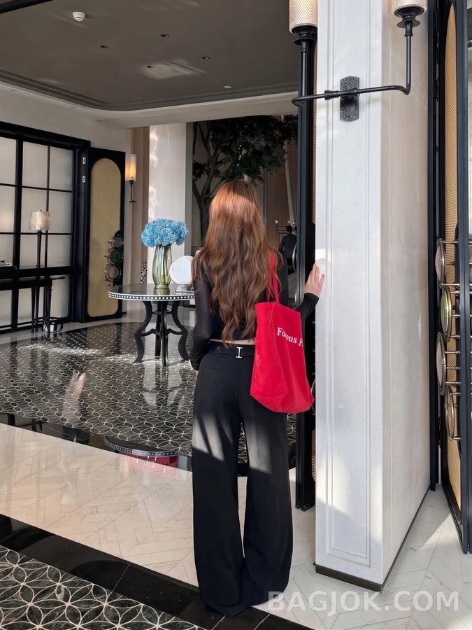샤넬 샤넬 더블 C 로고 와이드 팬츠 상세 이미지