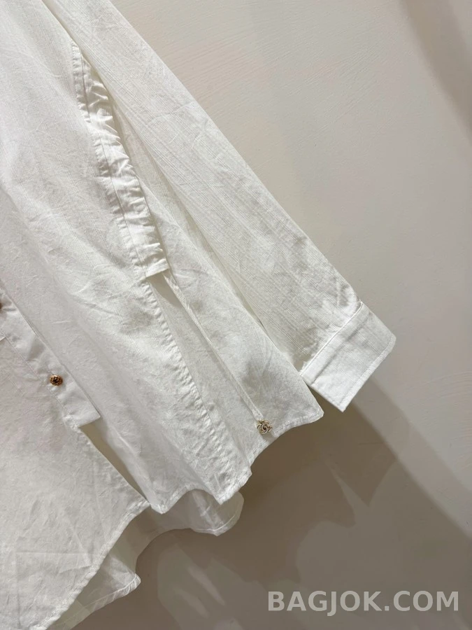 샤넬 샤넬 로고 패치 셔츠 상세 이미지