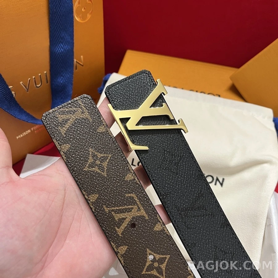 루이비통 루이비통 이니셜 양면 벨트 상세 이미지