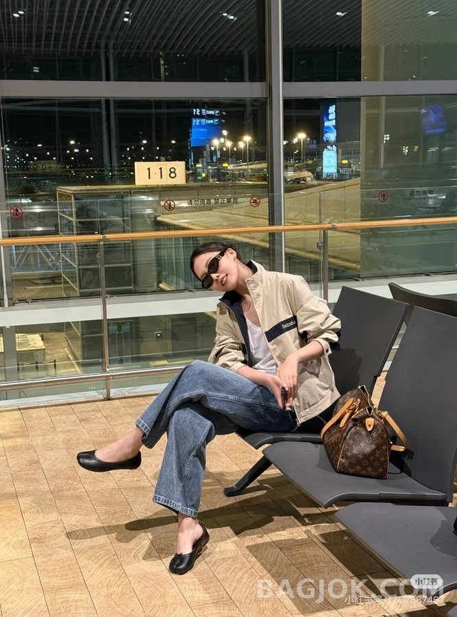 생로랑 세인트로랑 배색 스트라이프 자수 자켓 상세 이미지