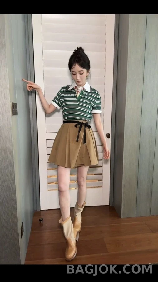 프라다 프라다 캔버스 가죽 버클 부츠 상세 이미지
