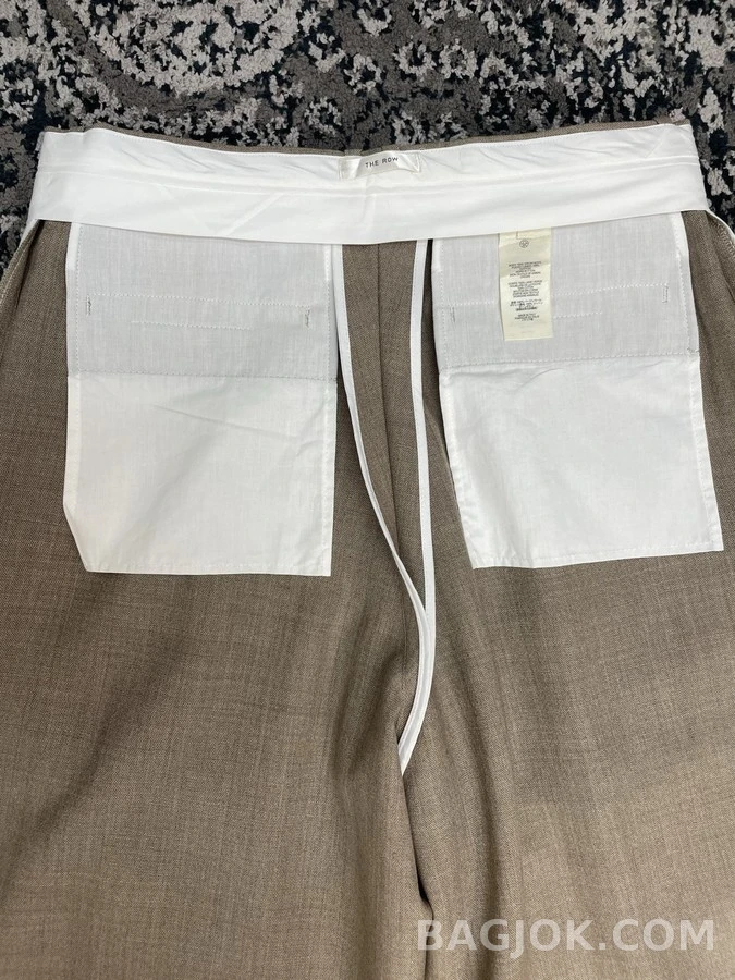 더로우 더로우 울 플리츠 커프드 팬츠 상세 이미지