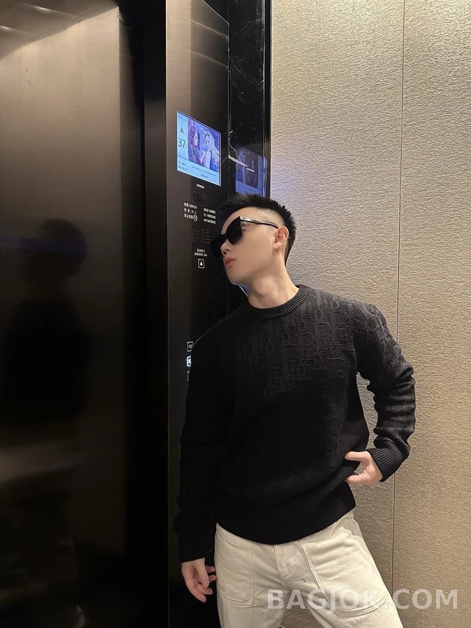 디올 디올 Oblique 자카드 스웨터 상세 이미지
