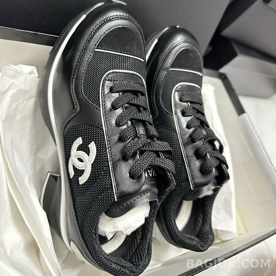 샤넬 샤넬 퀼팅 하이힐 스니커즈 상세 이미지