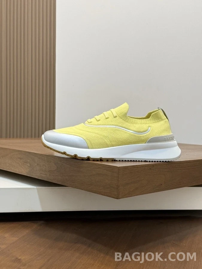  브루넬로 쿠치넬리 캐시미어 플라이니트 스니커즈 상세 이미지