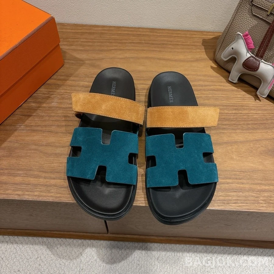에르메스 에르메스 H-로고 투톤 샌들 상세 이미지
