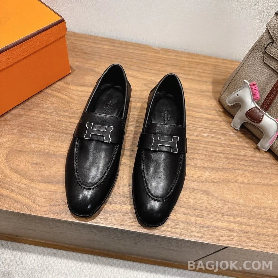 에르메스 에르메스 H 버클 레더 로퍼 상세 이미지
