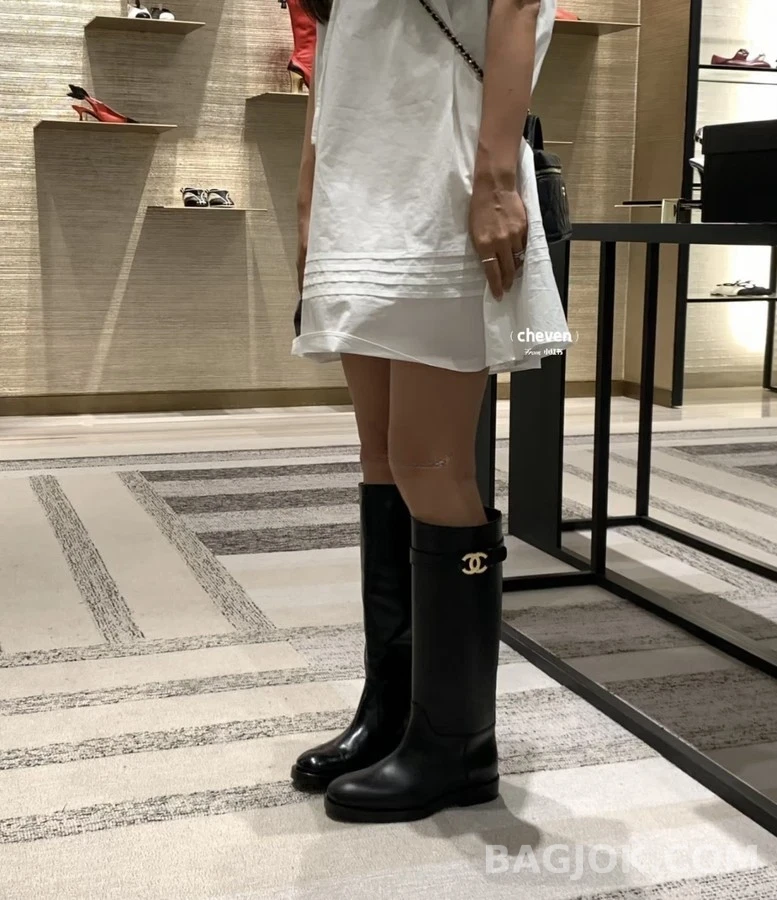 샤넬 샤넬 버클 롱 부츠 상세 이미지