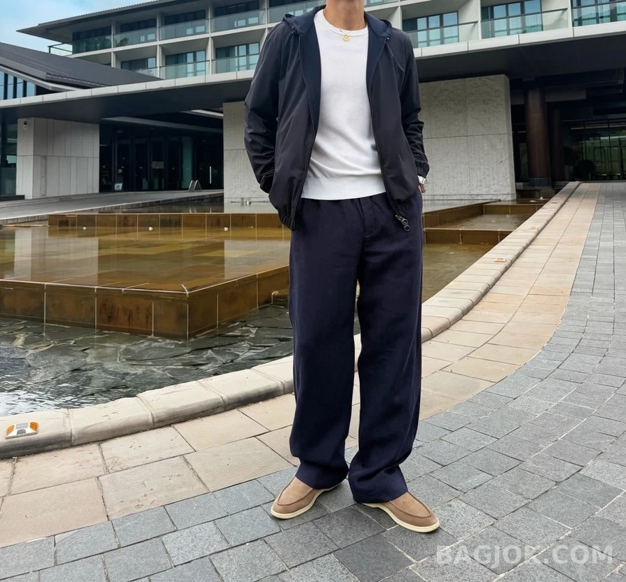  로로피아나 리버시블 후드 자켓 상세 이미지