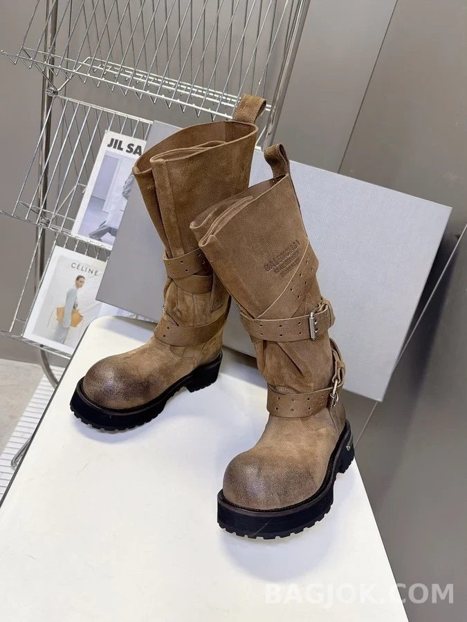 발렌시아가 발렌시아가 베놈 버클 디스트로이드 부츠 상세 이미지