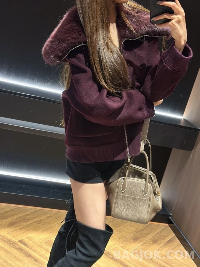 로로피아나 폭스 퍼 카라 캐시미어 자켓 상세 이미지