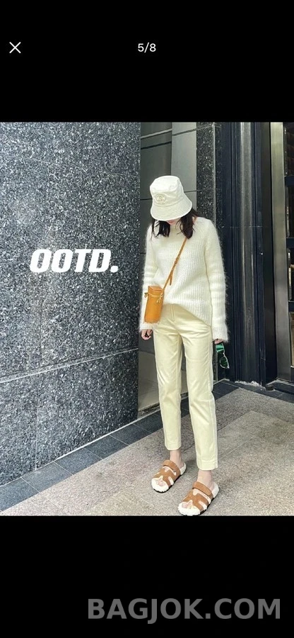 에르메스 에르메스 양털 H 스트랩 슬리퍼 상세 이미지