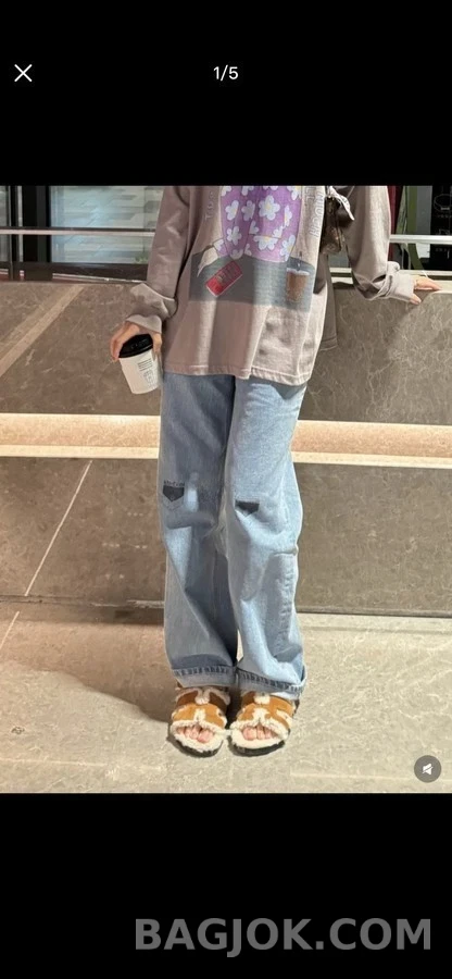에르메스 에르메스 양털 H 스트랩 슬리퍼 상세 이미지