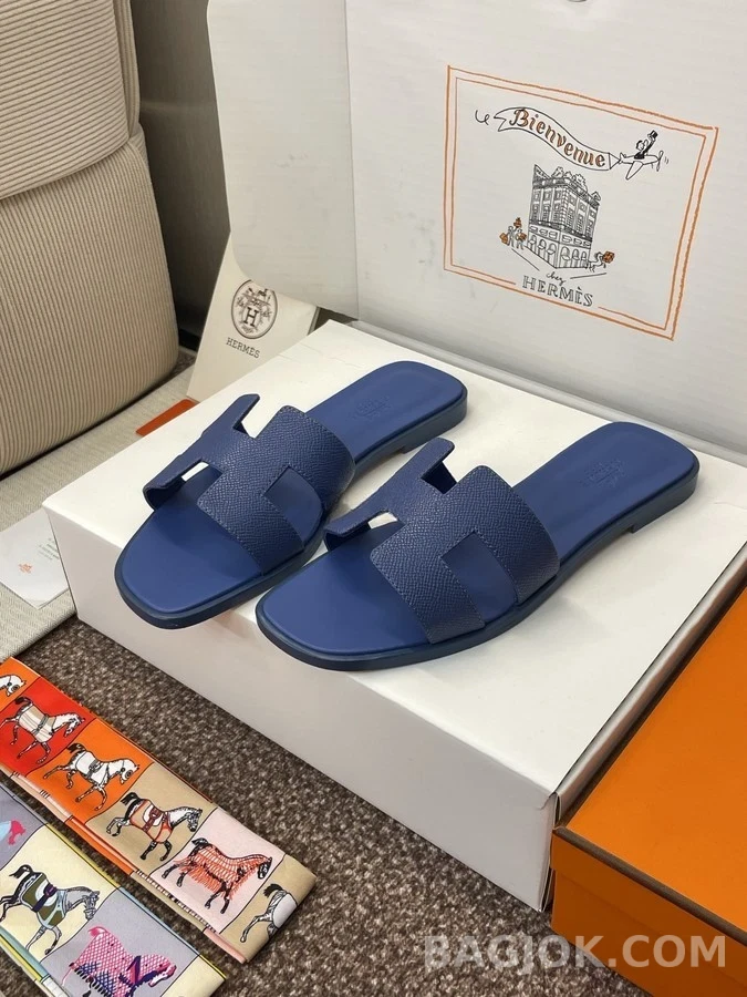 에르메스 에르메스 오란 H 로고 슬리퍼 상세 이미지
