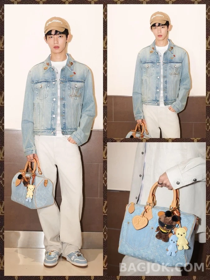 루이비통 루이비통 자수 데님 자켓 상세 이미지