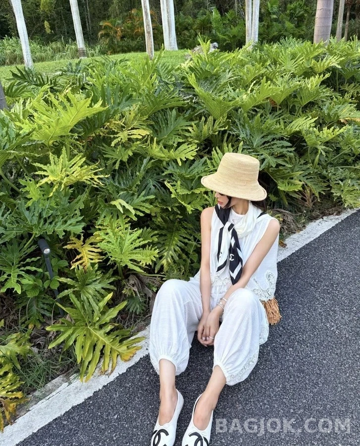 샤넬 샤넬 코코 강봉 퀼팅 플랫 상세 이미지