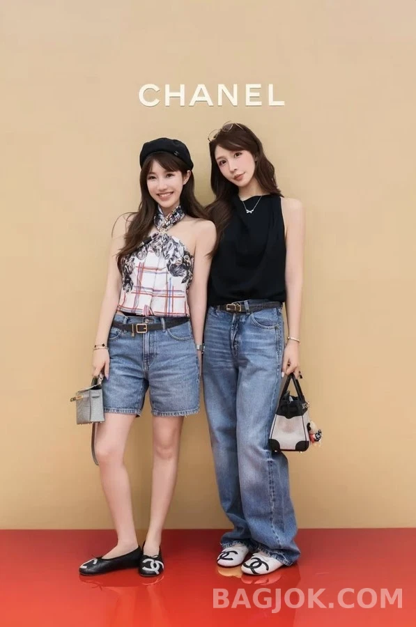 샤넬 샤넬 코코 강봉 퀼팅 플랫 상세 이미지