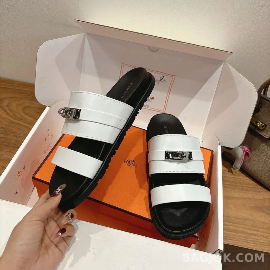 에르메스 에르메스 에클레어 샌들 화이트 상세 이미지