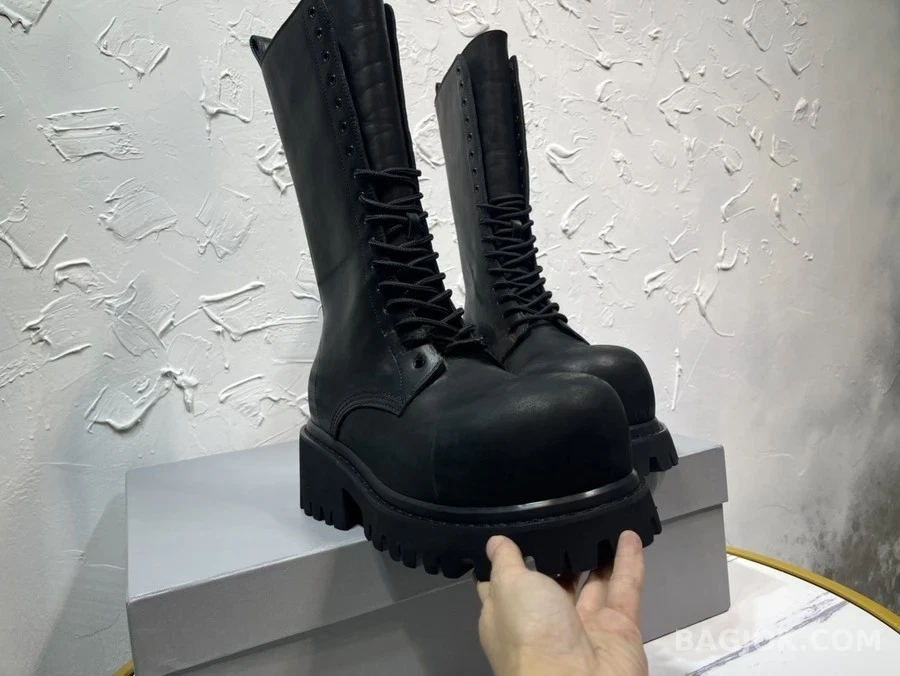 발렌시아가 발렌시아가 스톰퍼 레이스업 롱부츠 상세 이미지
