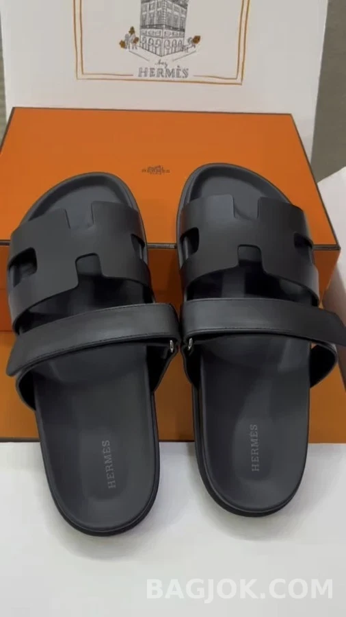 에르메스 에르메스 H 컷아웃 스트랩 슬라이드 상세 이미지