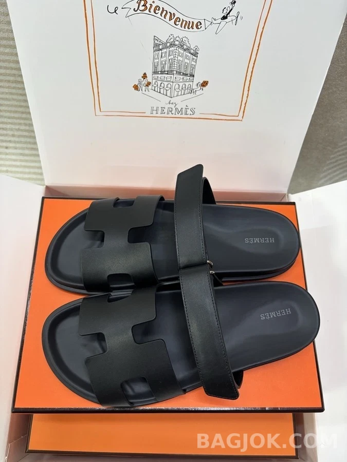 에르메스 에르메스 H 컷아웃 스트랩 슬라이드 상세 이미지