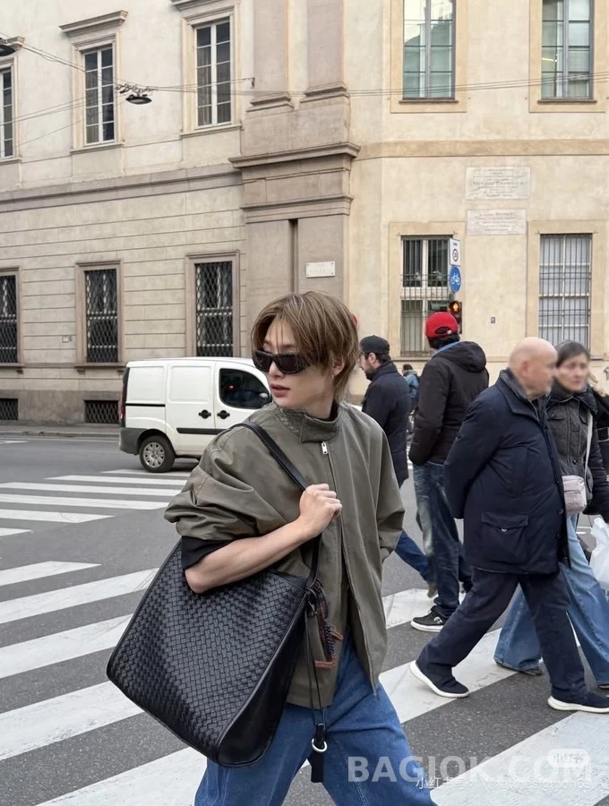 보테가베네타 보테가 베네타 위빙 칼라 자켓 상세 이미지