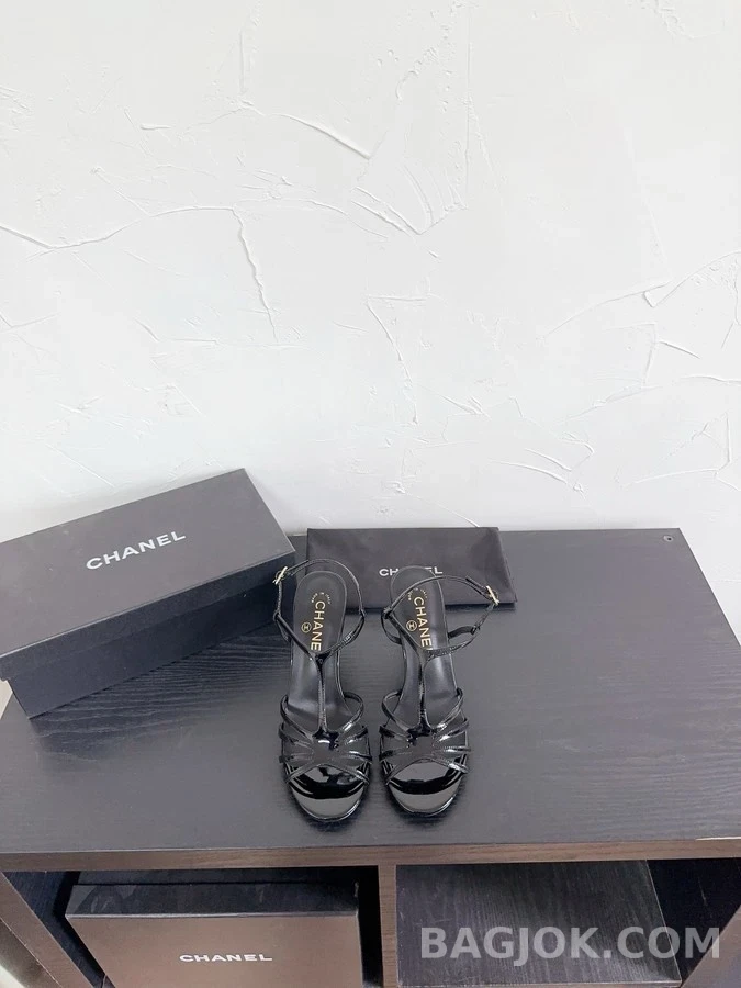 샤넬 샤넬 진주 힐 스트랩 샌들 상세 이미지