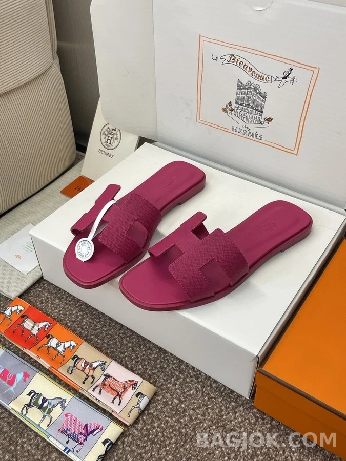 에르메스 에르메스 오란 H 로고 플랫 샌들 상세 이미지