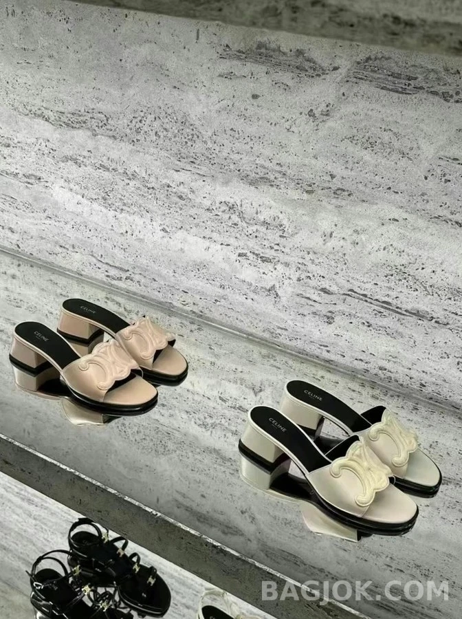 셀린느 셀린느 트리오페 블록힐 뮬 상세 이미지