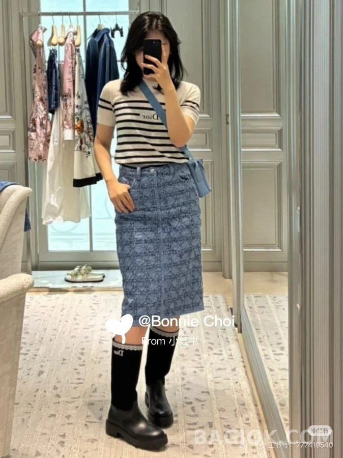 디올 디올 레터링 레이스 자수 부츠 상세 이미지