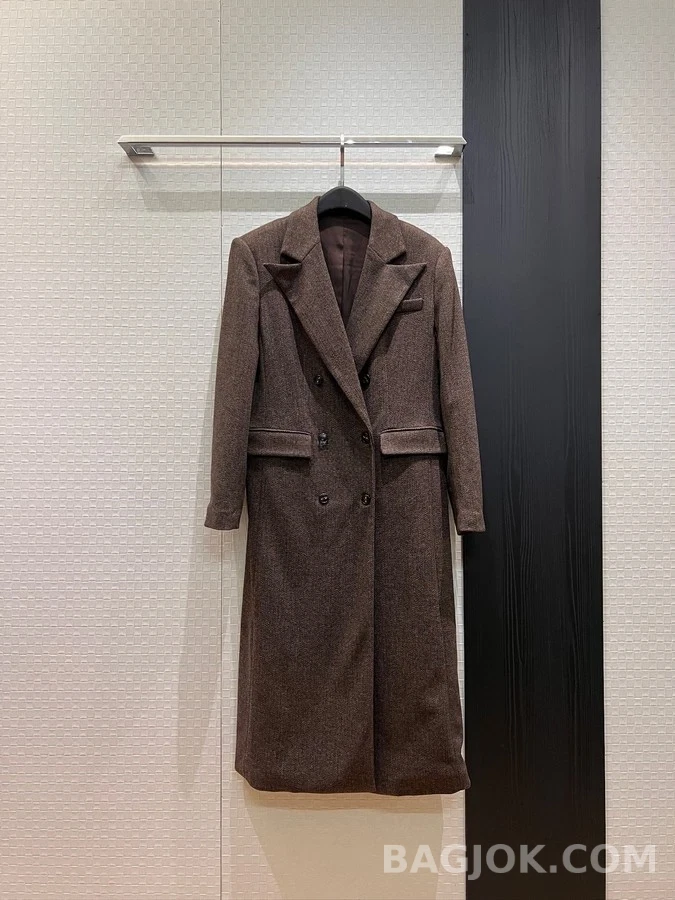 폴로 랄프 로렌 더블 브레스트 롱 코트 상세 이미지