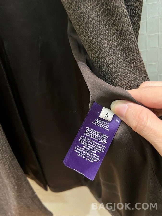  폴로 랄프 로렌 더블 브레스트 롱 코트 상세 이미지