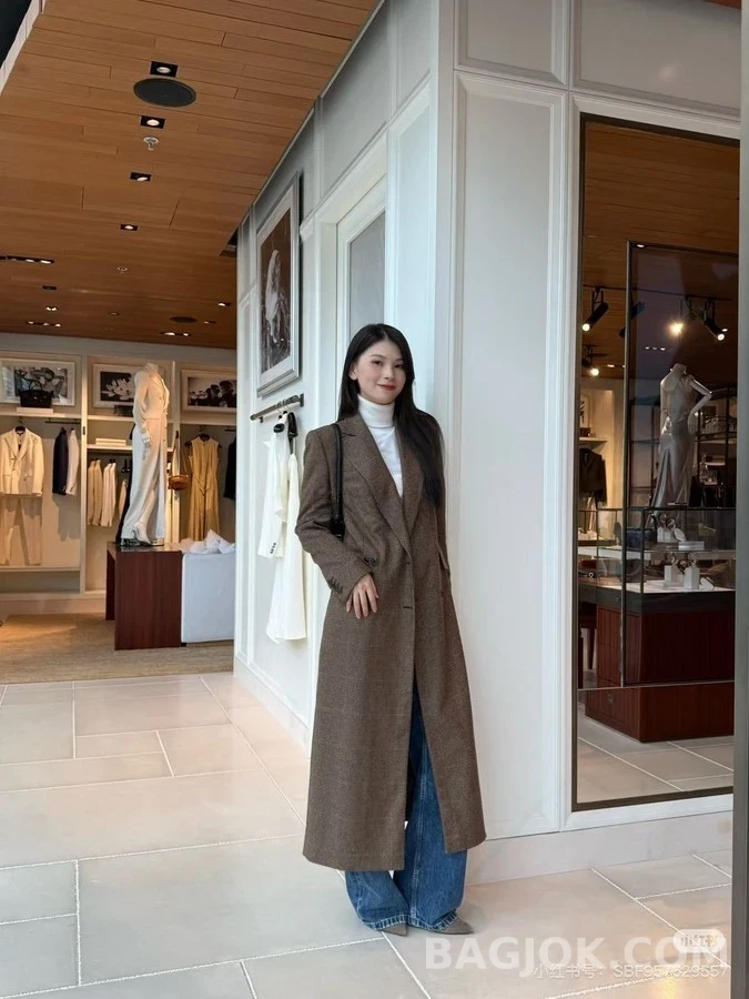  폴로 랄프 로렌 더블 브레스트 롱 코트 상세 이미지