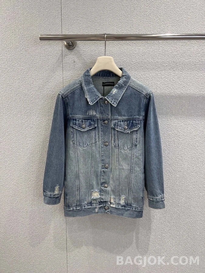 크롬하츠 크롬하츠 십자가 로고 데님 자켓 상세 이미지