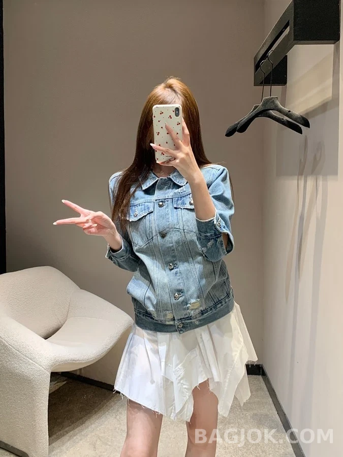 크롬하츠 크롬하츠 십자가 로고 데님 자켓 상세 이미지