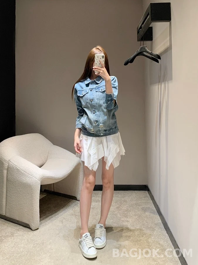 크롬하츠 크롬하츠 십자가 로고 데님 자켓 상세 이미지