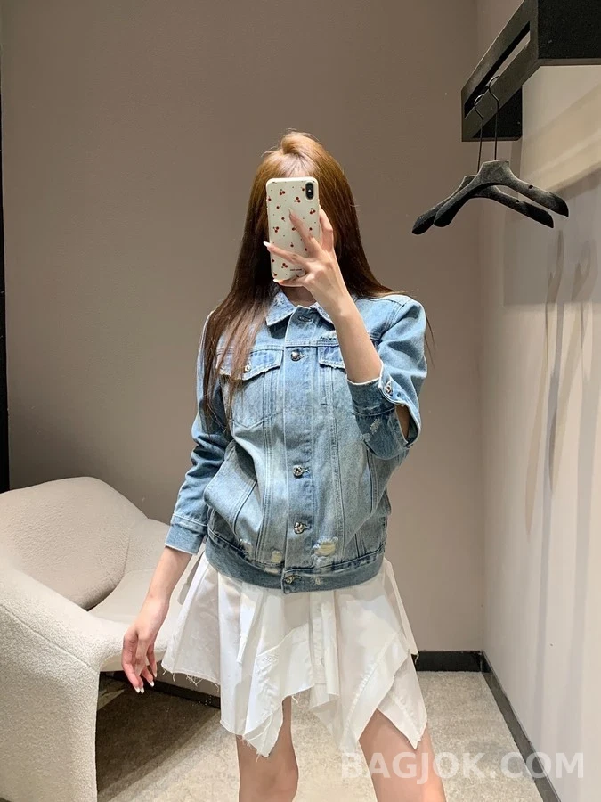 크롬하츠 크롬하츠 십자가 로고 데님 자켓 상세 이미지