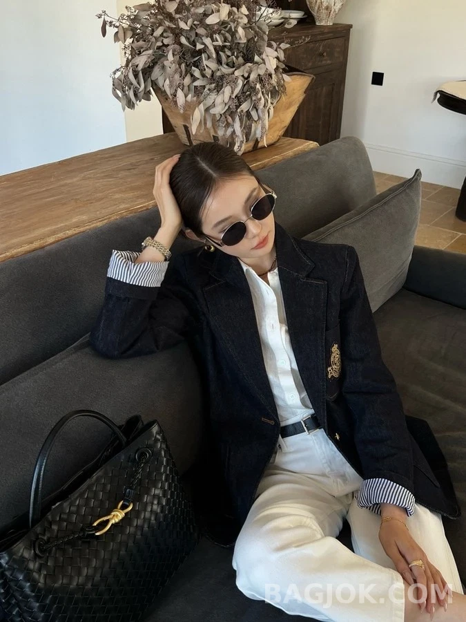  폴로 랄프 로렌 데님 엠블럼 블레이저 상세 이미지