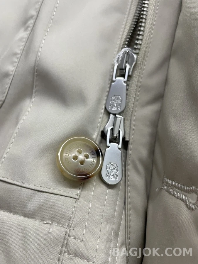  브루넬로 쿠치넬리 탈착 퍼카라 구스 다운 파카1 상세 이미지